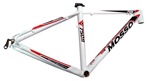 Mosso MTB 7508 - Cuadro, Color Blanco/Negro, Talla 16"