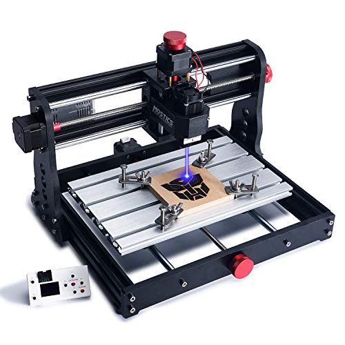 Mostics 2 IN 1 CNC 3018 Pro Fresadoras con módulo láser 5,5W Grabador del, CNC Grabador láser Máquina de grabado CNC Máquina de grabado láser CNC de talla CNC router De la máquina