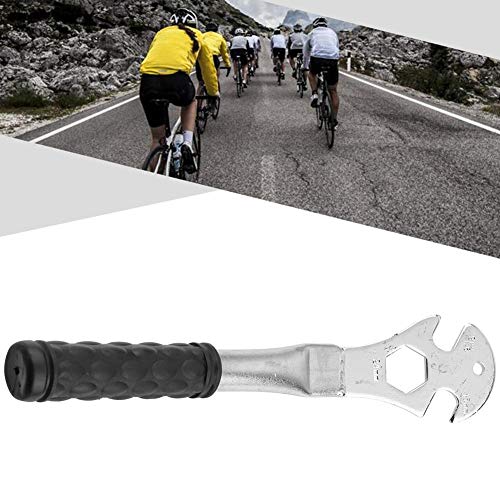 Mothinessto Llave de Pedal de Bicicleta, Duradera, Robusta, Práctica, Revisión de Bicicleta, Instalación de Llave Inglesa, Llave de Bicicleta para Bicicleta
