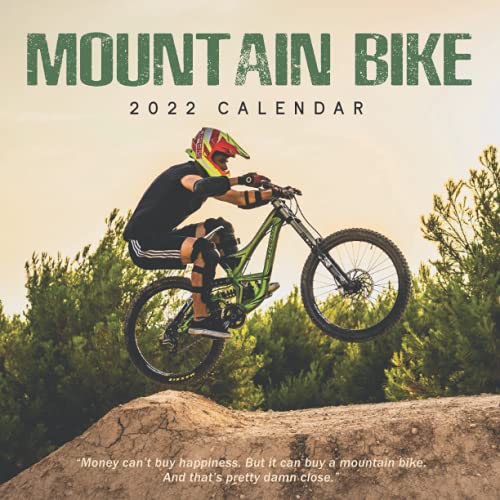 Mountain bike 2022 Calendar: Beautiful Calendar with Large Grid for Note - To do list, Gorgeous 8.5x8.5'' Small Calendar, Non-Glossy Paper