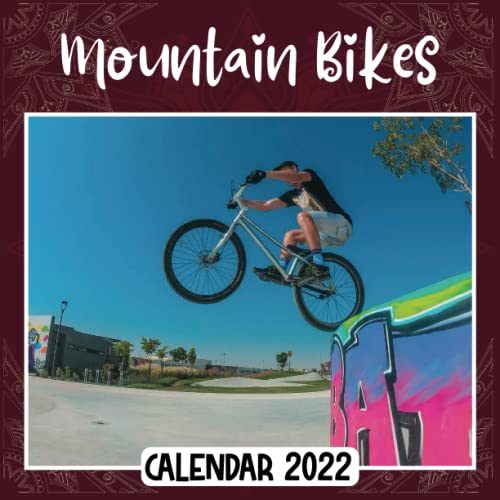 Mountain Bikes 2022 Calendar: Mountain Bikes mini calendar 2022 2023, Mountain Bikes 2022 Planner with Monthly Tabs and Notes Section, Mountain Bikes Monthly Square Calendar with 18 Exclusive Photos