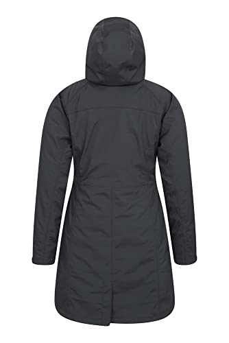 Mountain Warehouse Chaqueta Larga de Invierno 3 en 1 para Mujer de Alaskan Negro Jet 54
