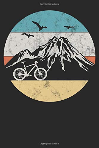 Mountainbiking Dirt Bike MTB Notebook: Ruled Journal 120 Pages 6x9