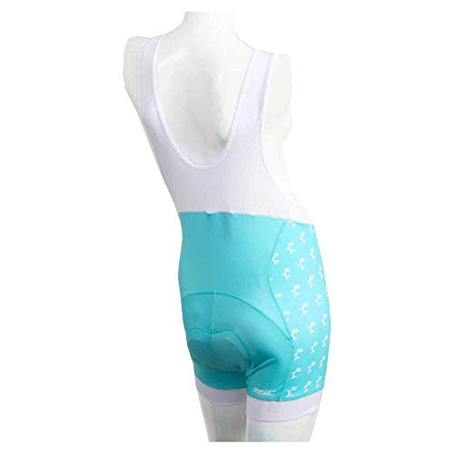 MSC Bikes CCLAUDIAGN Culotte Corto, Mujer, Azul Turquesa, S