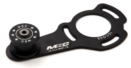 MSC Bikes CH2GC05 - Guiacadenas MSC para 2 Platos y Anclaje ISCG05 de Ciclismo, Color Negro