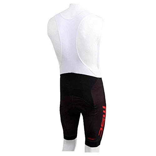 MSC Bikes CXCRACERD Culotte Corto, Hombre, Negro y Rojo, S