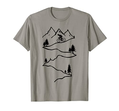 MTB mountain biker bicicleta de montaña bicicleta de Camiseta