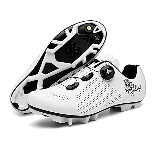 MTB Zapatillas de ciclismo de los hombres Bloqueo automático de la perilla Hebilla de la bicicleta Zapatos de bloqueo de bloqueo automáticos Zapatos de ciclismo MTB Zapatos de ciclo Non-Lock Zapatos S