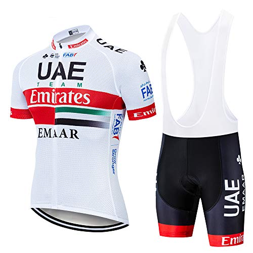 MTBHW Traje Ciclismo Hombre Verano Ciclismo Maillot y Culotte Bicicleta con 3D Gel Pad para Deportes al Aire Libre