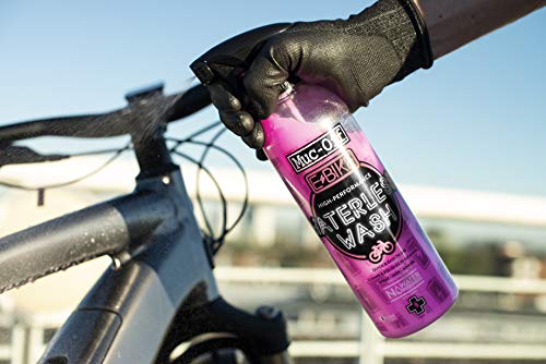 Muc-Off E-Bike - Lavado sin agua, 750 mililitros – Alto rendimiento, sin enjuague para limpieza de bicicletas que limpia y pule – adecuado para bicicletas eléctricas