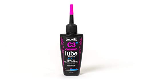 Muc-Off Lubricante bicicleta cerámico C3 para tiempo húmedo, 50ml