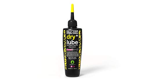 Muc Off MUC966 - Lubricante de cadena de bicicleta biodegradable, para tiempo seco, 120ml