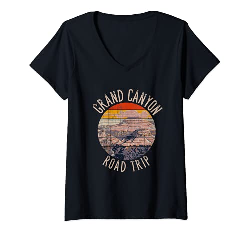 Mujer VIAJE EN CARRETERA GRAND CANYON Camiseta Cuello V