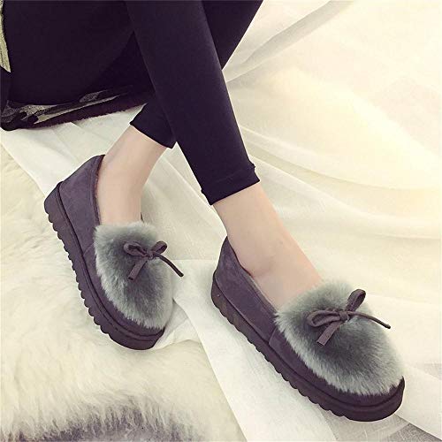 Mujer Zapatillas de Estar Invierno casa Cerradas Calienta con Comodidad Pantuflas