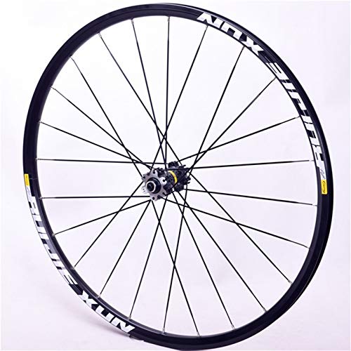 MZPWJD Juego Ruedas Bicicleta 26 27.5 29 Pulgadas MTB Aleación Llanta Doble Pared 8-11 Velocidad Bicicleta 6 Palin Teniendo 6 Trinquetes Liberación Rápida Fibra Carbon Cassette Hub Freno Disco 1895g