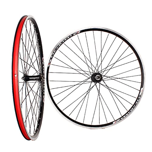 MZPWJD Ruedas 26/27.5/29 Pulgadas Bicicleta Montaña Ruedas Juego Liberación Rápida Rueda MTB V Freno Llanta 36H Buje para 6/7/8 Velocidad Volante De Tornillo 1840g (Size : 27.5'')