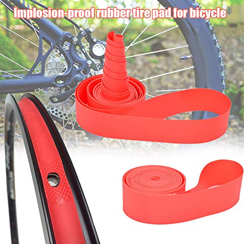 N\A 2PCS Cinta para Llanta De Bicicleta, Protector De Bicicleta Antipinchazos Cubierta De Tubo Interior De Neumático, Se Adapta a 700C 20"22" 24"26" 27.5"29", para Ruedas De Bicicleta De Carretera