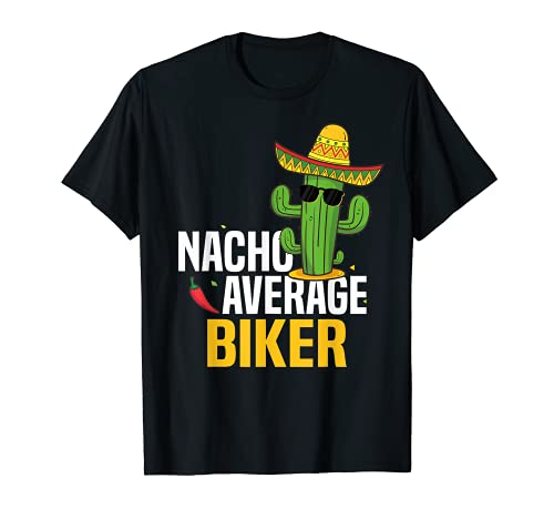 Nacho Ciclista Media Cinco De Mayo Fiesta Mexicana Cactus Camiseta