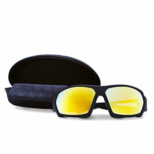 NAKED Optics Sports Sunglasses (Fullframe Black/Lens Yellow)