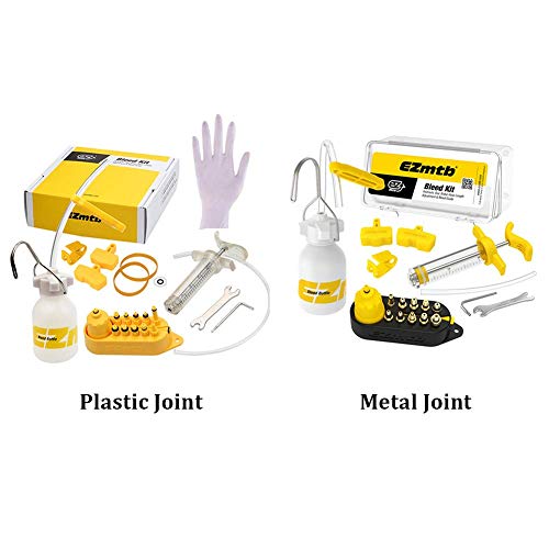 nakw88 Kit de Sangrado Freno Bicicleta Hidráulico Freno de Disco Aceite Mineral para Shimano, Magura, Tektro, Sram Serie Freno Herramientas Reparación - tipo2, Free Size