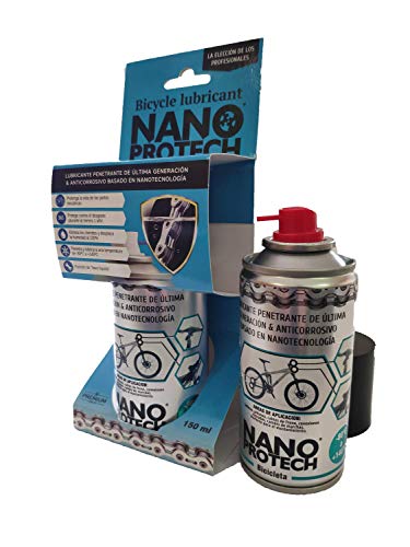 Nanoprotech - Lubricante, Aceite, Grasa para Cadena de Bicicleta de Larga Duración basado en Nanotecnología 150Ml