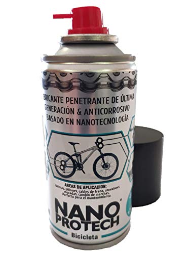 Nanoprotech - Lubricante, Aceite, Grasa para Cadena de Bicicleta de Larga Duración basado en Nanotecnología 150Ml