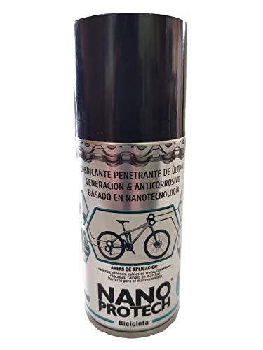 Nanoprotech - Lubricante, Aceite, Grasa para Cadena de Bicicleta de Larga Duración basado en Nanotecnología 150Ml
