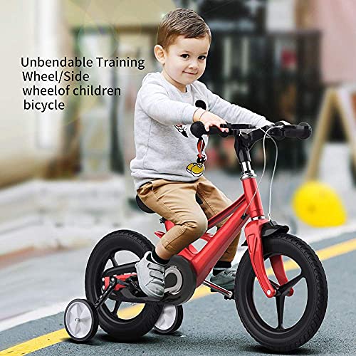 NATTHSWE Estabilizadores de bicicleta para niños para niños, ruedas de entrenamiento de bicicletas, ruedas de apoyo universales para bicicletas de niños de 18 20 22 24 pulgadas (1 par)