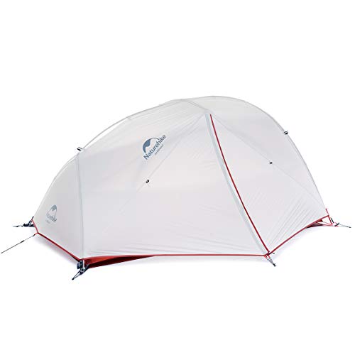 Naturehike Star-River Tienda de campaña 20d Silicona Tela Ultraligero 2 Persona (20D Gris)