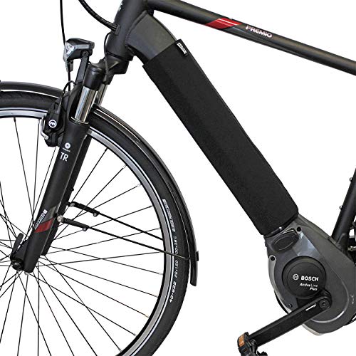 NC-17 Connect - Funda para batería de Bicicleta eléctrica en el Tubo Inferior, tecnología Air Breath, Cubierta térmica para batería, de Neopreno, Color Negro