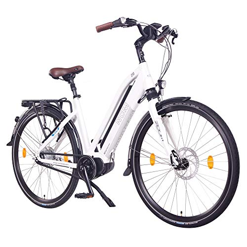 NCM Milano MAX N8R Bicicleta eléctrica, Bicicleta de Trekking, 250W Motor Central, Batería 36V 16Ah 576Wh, 28"