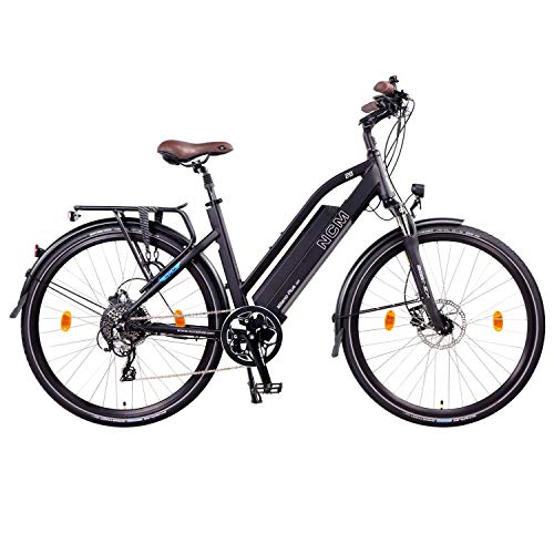 NCM Milano Plus Bicicleta eléctrica de Trekking, 250W, Batería 48V 16Ah • 768Wh (26" Negro Plus)