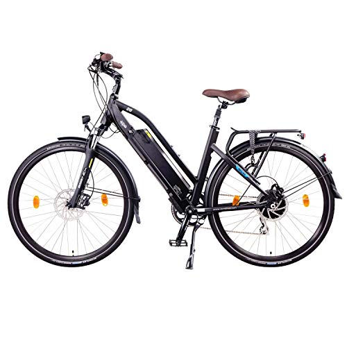 NCM Milano Plus Bicicleta eléctrica de Trekking, 250W, Batería 48V 16Ah • 768Wh (26" Negro Plus)
