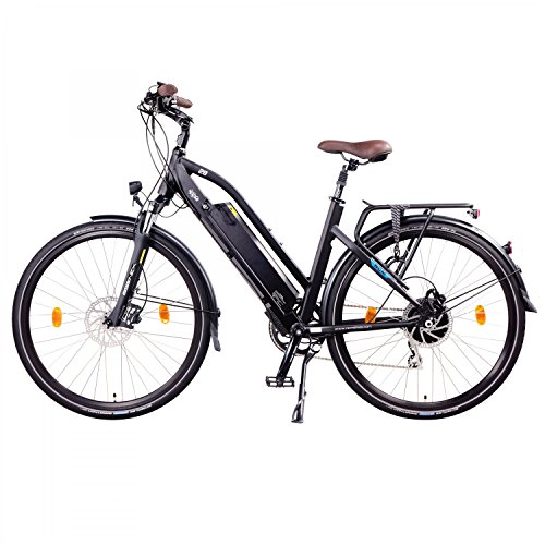 NCM Milano Plus Bicicleta eléctrica de Trekking, 250W, Batería 48V 16Ah • 768Wh (Negro Plus 28")