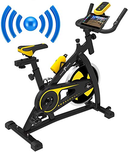 Nero Sport Bluetooth Bicicleta de Ejercicios Aeróbicos Spinning para Interiores Bicicleta Estática de Entrenamiento Fitness Ejercicios Cardiovasculares