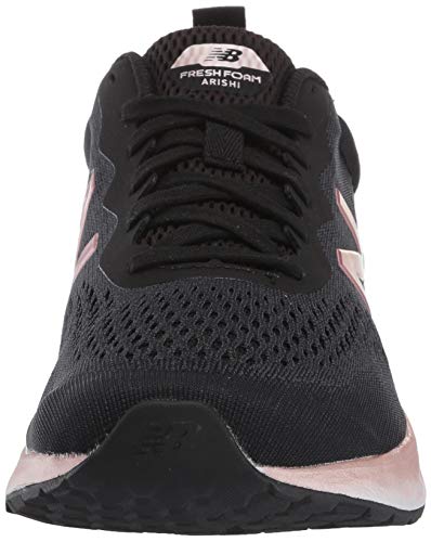 New Balance Fresh Foam Arishi V3 - Zapatillas de running para mujer, negro (Negro/Melocotón Soda Metálico), 36 EU