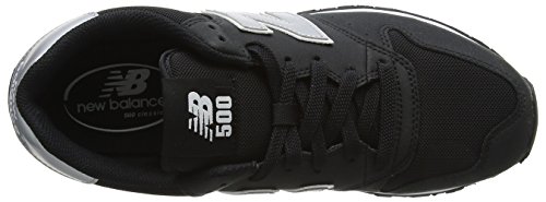 New Balance GM500NAY, Zapatillas Hombre, Black/Silver, 43 EU