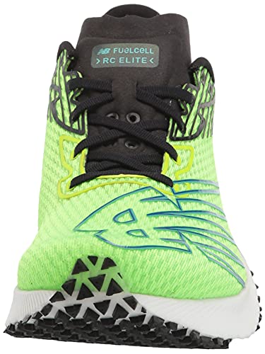 New Balance Men's FuelCell RC Elite V1 Running Shoe, Energy Lime/Cobalt, 12.5