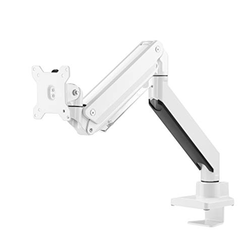 Newstar Soporte de escritorio para monitor - Soporte para televisor (Abrazadera, 16 kg, 25,4 cm (10"), 124,5 cm (49"), 100 x 100 mm, Blanco)