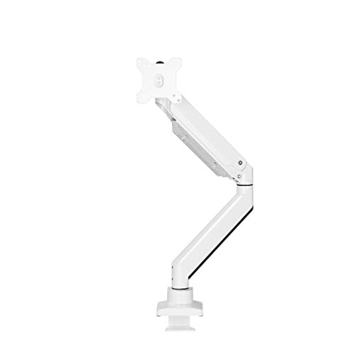 Newstar Soporte de escritorio para monitor - Soporte para televisor (Abrazadera, 16 kg, 25,4 cm (10"), 124,5 cm (49"), 100 x 100 mm, Blanco)