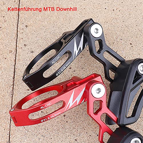 NICAVKIT Guía de cadena para bicicleta de montaña, Guía de Cadenas MTB Downhill,Accesorios para Cadenas de Bicicletas , conducción suave para bicicleta de carretera