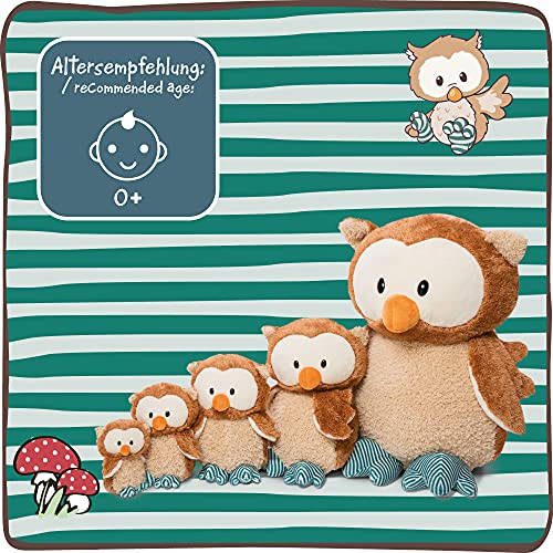 NICI Peluche de bebé-búho Owlino, con cabeza giratoria 30cm