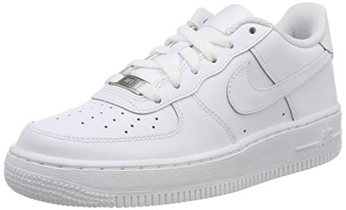 Nike Air Force 1, Zapatillas de Baloncesto Unisex Niños, Blanco (White / White-White), 38 EU