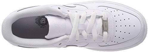 Nike Air Force 1, Zapatillas de Baloncesto Unisex Niños, Blanco (White / White-White), 38 EU