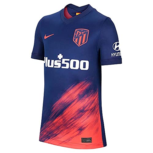 Nike - Atlético de Madrid Temporada 2021/22 Camiseta Segunda Equipación Equipación de Juego, M, Unisex