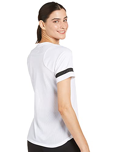 NIKE CV2627 W NK Dry ACD21 Top SS T-Shirt Women's White/Black/Black/Black L