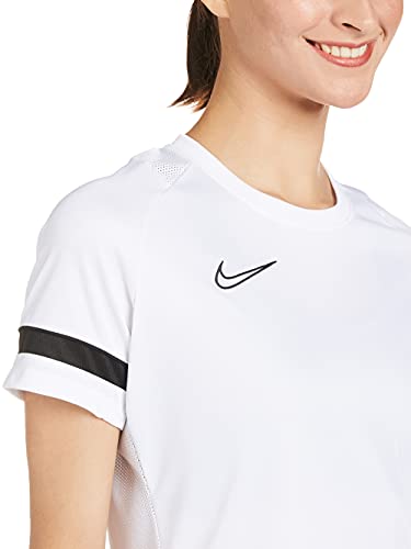 NIKE CV2627 W NK Dry ACD21 Top SS T-Shirt Women's White/Black/Black/Black L