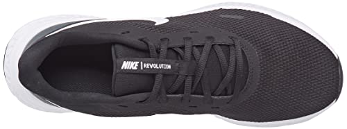 Nike Revolution 5, Zapatillas Hombre, Black/White Anthracite 204, 43 EU