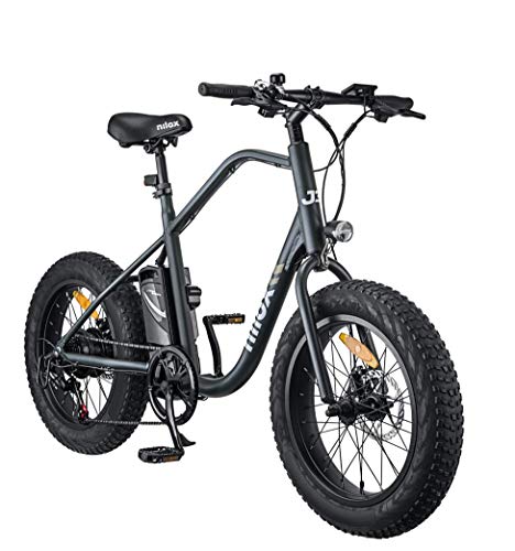 Nilox 30NXEB203V003V2 - Bicicleta eléctrica E Bike 36V 7.8AH 20X4P - J3, Motor 36 V 250 W, batería Recargable de Litio 36 V 8 Ah, Carga Completa 4 h, chasis Aluminio, Velocidad máxima 25 km/h