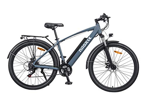 Nilox 30NXEB275V002V2 - Bicicleta eléctrica E Bike 36V 7.8AH 27.5X2.10P - X7, Motor 36 V 250 W, batería Recargable Samsung de Litio 36 V, Carga Completa 5 h, chasis Aluminio, Velocidad máxima 25 km/h